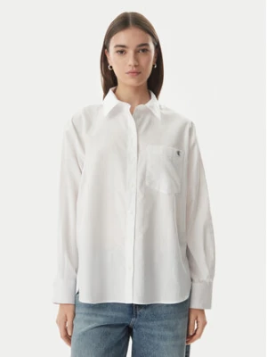 Calvin Klein Jeans Koszula LV047G126G Biały Relaxed Fit