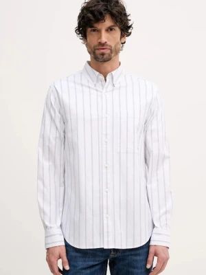 Calvin Klein Jeans koszula męska kolor biały regular z kołnierzykiem button-down LV04RE113G