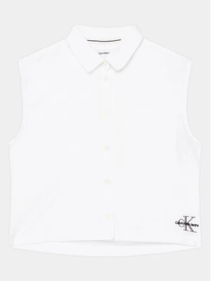 Calvin Klein Jeans Koszula Monogram IG0IG02462 Biały Relaxed Fit