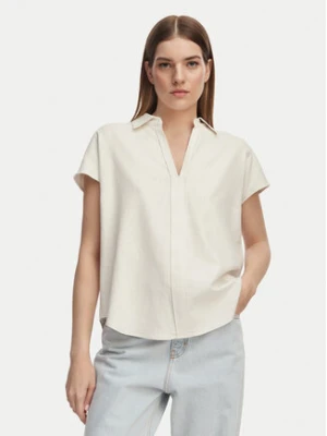 Calvin Klein Jeans Koszula Monogram LV04RC276G Beżowy jasny Slim Fit