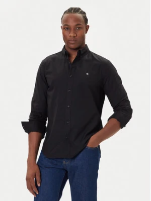 Calvin Klein Jeans Koszula Oxford Classic LV140EM125 Czarny Regular Fit