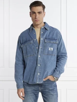 CALVIN KLEIN JEANS Koszula | Regular Fit | denim