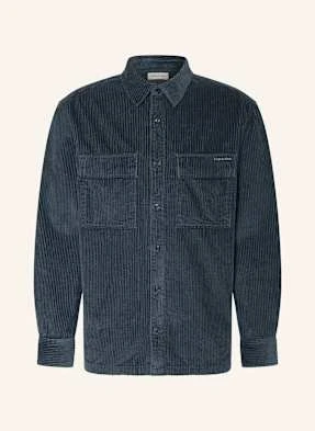 Calvin Klein Jeans Koszula Sztruksowa Relaxed Fit blau