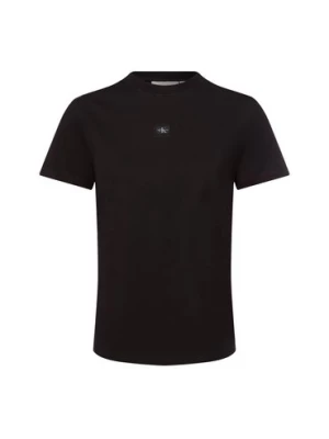 Calvin Klein Jeans Koszulka damska Kobiety Bawełna czarny jednolity,