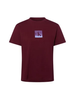 Calvin Klein Jeans Koszulka damska Kobiety Bawełna czerwony nadruk,