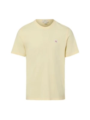 Calvin Klein Jeans Koszulka męska Mężczyźni Bawełna biały,