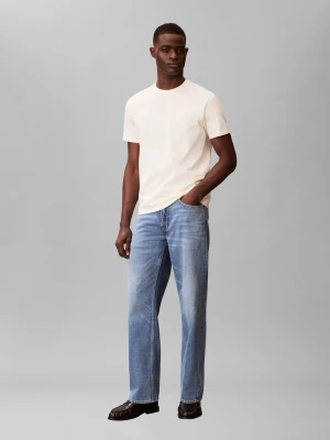 Calvin Klein Jeans Koszulka męska Mężczyźni Bawełna żółty,