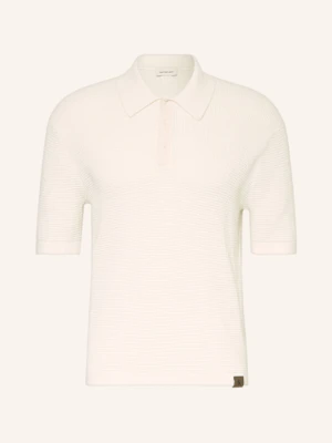 Calvin Klein Jeans Koszulka Polo Z Dzianiny beige