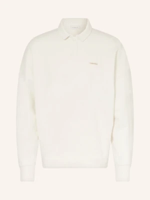 Calvin Klein Jeans Koszulka Polo Z Materiału Dresowego beige