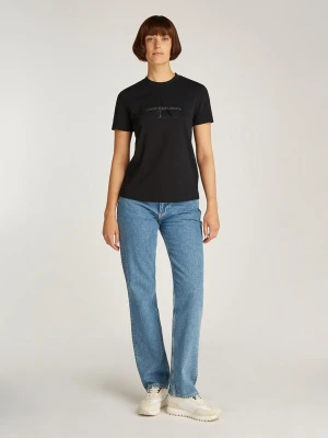 Zdjęcie produktu CALVIN KLEIN JEANS Koszulka w kolorze czarnym rozmiar: S