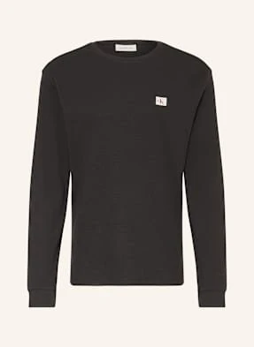 Calvin Klein Jeans Koszulka Z Długim Rękawem schwarz