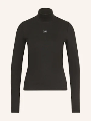 Calvin Klein Jeans Koszulka Z Długim Rękawem schwarz