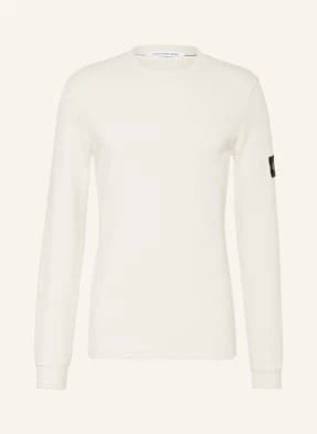 Calvin Klein Jeans Koszulka Z Długim Rękawem weiss