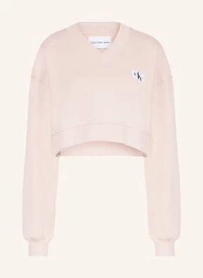 Calvin Klein Jeans Krótka Bluza Nierozpinana rosa