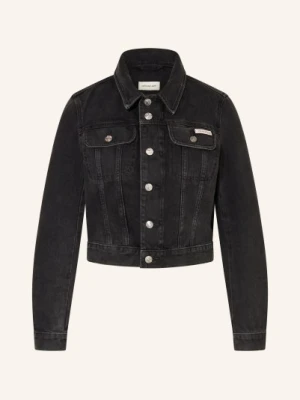 Calvin Klein Jeans Krótka Kurtka Jeansowa Essenti schwarz
