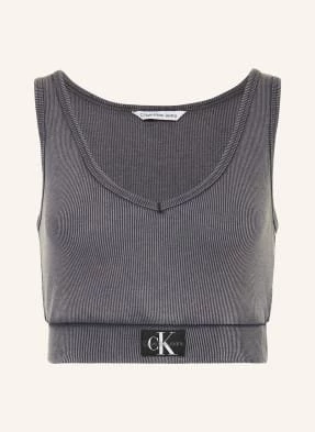 Calvin Klein Jeans Krótki Top grau