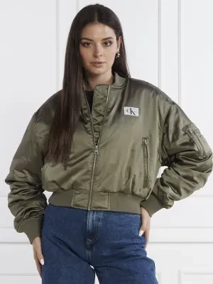 Calvin Klein Jeans Kurtka bomber | Cropped Fit