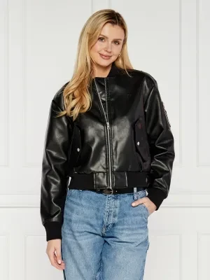 Calvin Klein Jeans Kurtka bomber FAUX | Slim Fit