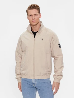 Calvin Klein Jeans Kurtka bomber Harrington J30J324697 Beżowy Regular Fit