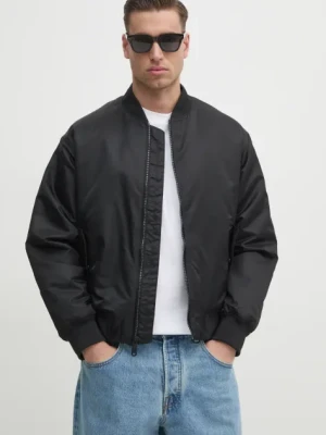 Zdjęcie produktu Calvin Klein Jeans kurtka bomber kolor czarny przejściowa LV040EM524