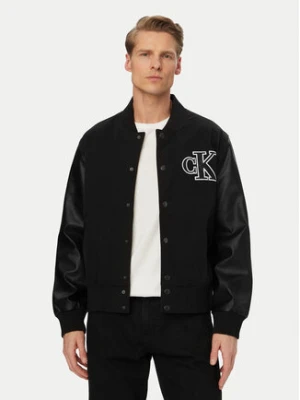 Calvin Klein Jeans Kurtka bomber LV04RF407G Czarny Regular Fit