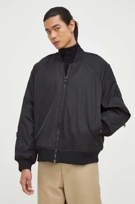 Calvin Klein Jeans kurtka bomber męski kolor czarny przejściowa