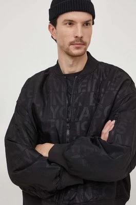 Calvin Klein Jeans kurtka bomber męski kolor czarny przejściowa oversize