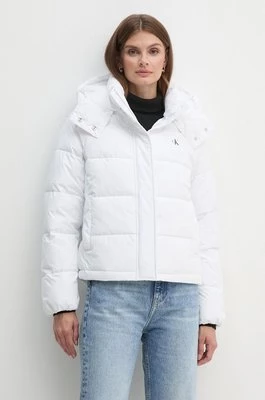 Calvin Klein Jeans kurtka damska kolor biały zimowa J20J224119