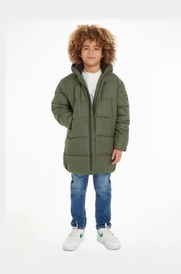 Calvin Klein Jeans kurtka dziecięca kolor zielony