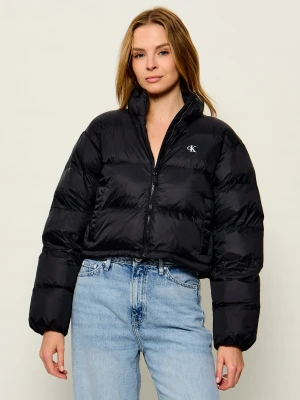 Calvin Klein Jeans Kurtka Essential | Cropped Fit czarny