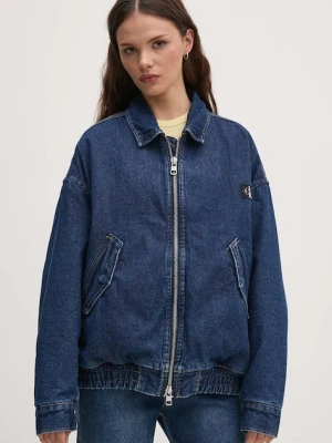 Calvin Klein Jeans kurtka jeansowa granatowy