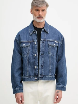 Calvin Klein Jeans kurtka jeansowa niebieski