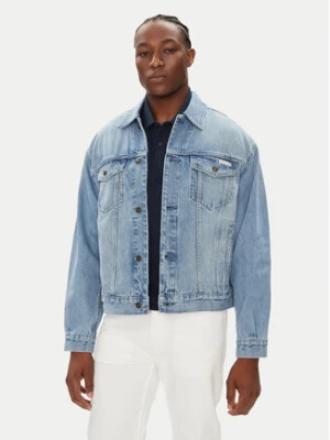 Calvin Klein Jeans Kurtka jeansowa 90's Icon LV04RB794G Niebieski Regular Fit