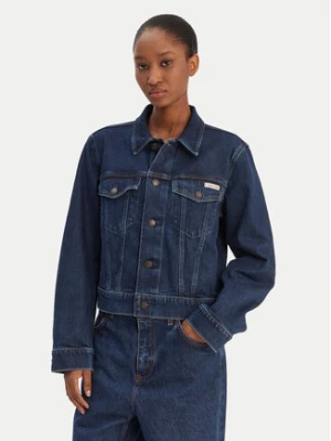 Calvin Klein Jeans Kurtka jeansowa Classic LV047E903G Granatowy Regular Fit