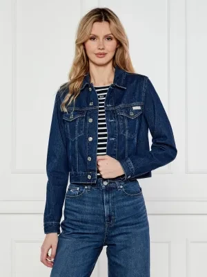 Calvin Klein Jeans Kurtka jeansowa | Cropped Fit