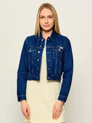 Calvin Klein Jeans Kurtka jeansowa | Cropped Fit