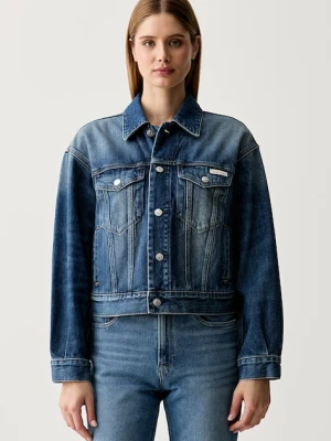 Calvin Klein Jeans kurtka jeansowa damska bawełniana