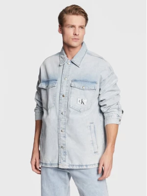 Calvin Klein Jeans Kurtka jeansowa J30J322383 Błękitny Oversize