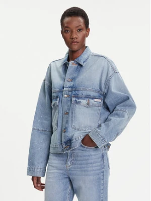 Calvin Klein Jeans Kurtka jeansowa LV047C730G Niebieski Regular Fit