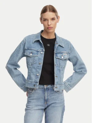 Calvin Klein Jeans Kurtka jeansowa LV047F672G Niebieski jasny Regular Fit