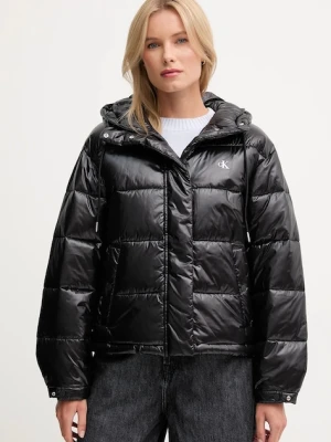 Calvin Klein Jeans kurtka kolor czarny przejściowa LV047D505G