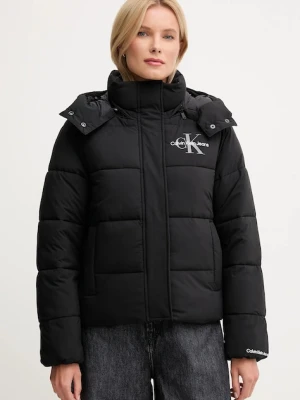 Calvin Klein Jeans kurtka kolor czarny przejściowa LV047D514G