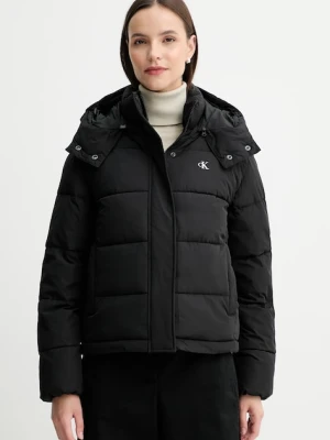Calvin Klein Jeans kurtka kolor czarny zimowa LV047D513G