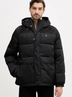 Calvin Klein Jeans kurtka kolor czarny zimowa LV04RD532G