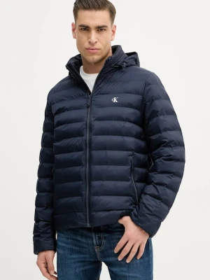 Calvin Klein Jeans kurtka kolor granatowy przejściowa LV04RC511G