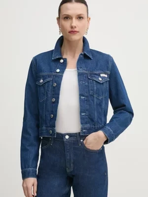 Calvin Klein Jeans kurtka kolor niebieski przejściowa J20J225183