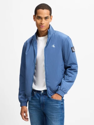 Calvin Klein Jeans Kurtka męska Mężczyźni niebieski jednolity,