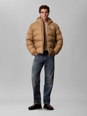 Calvin Klein Jeans kurtka pikowana Mężczyźni Sztuczne włókno brązowy