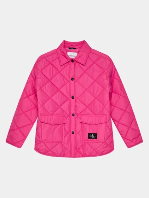 Calvin Klein Jeans Kurtka przejściowa IG0IG01814 Różowy Relaxed Fit