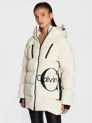 Calvin Klein Jeans Kurtka puchowa J20J219849 Beżowy Regular Fit